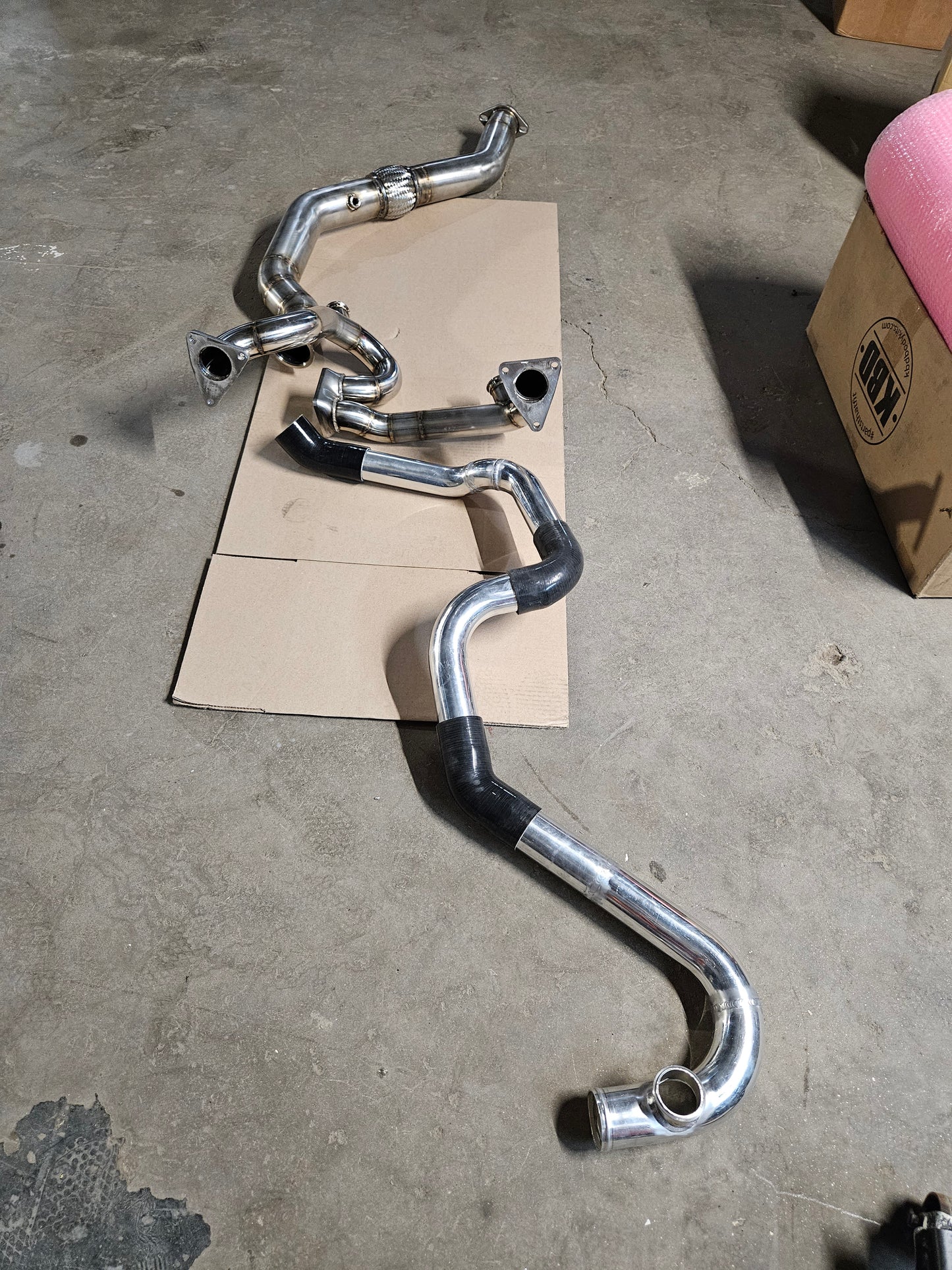 Mid mount piping only