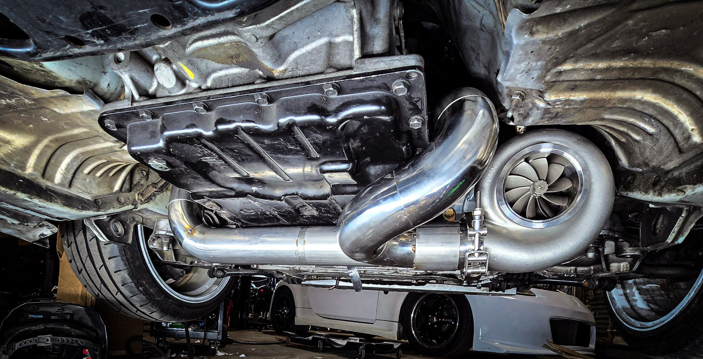 Automatic mid mount turbo kit