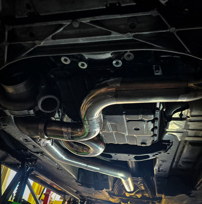 Automatic mid mount turbo kit
