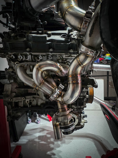 Twin turbo top mount kit