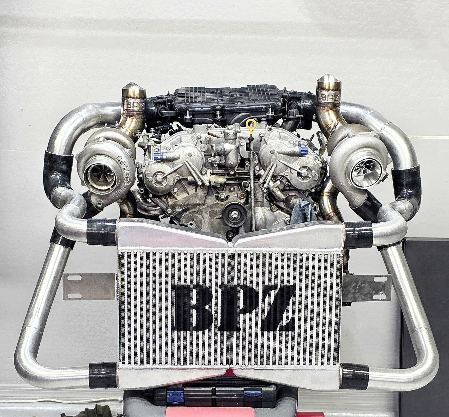 Twin turbo top mount kit