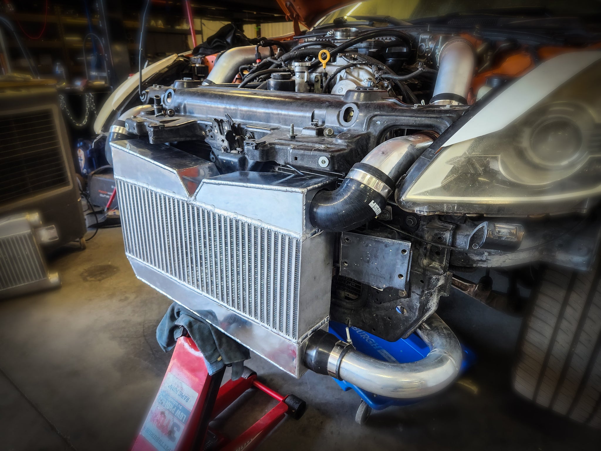 1000+hp 4.5" thick intercooler boostedprojectz