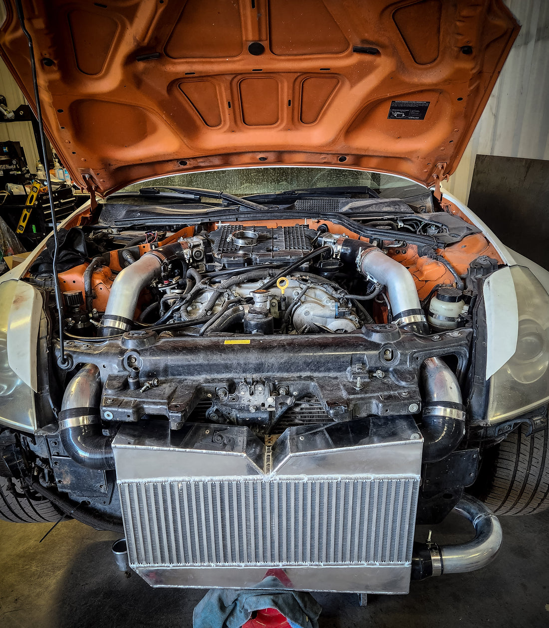 1000+hp 4.5" thick intercooler boostedprojectz