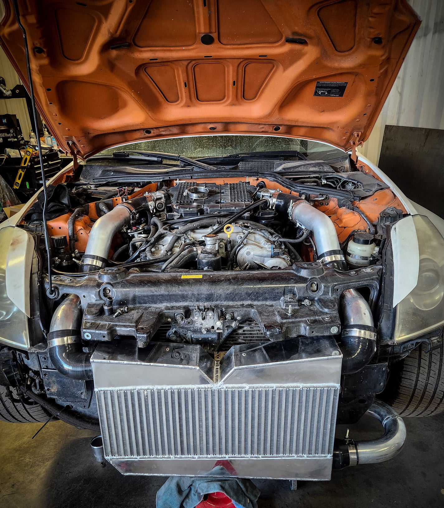 1000+hp 4.5" thick intercooler boostedprojectz